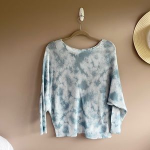 Luisa Ricci Sweater Size Medium Tie Dye Dolman Sleeve